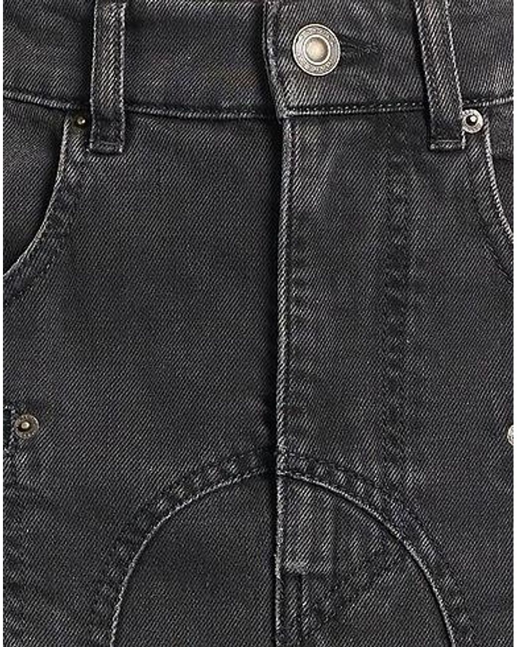 Isabel Marant Gray Denim Skirt