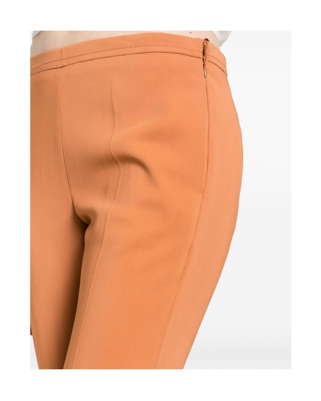 Forte_forte Orange Pressed-Crease Tailored Trousers