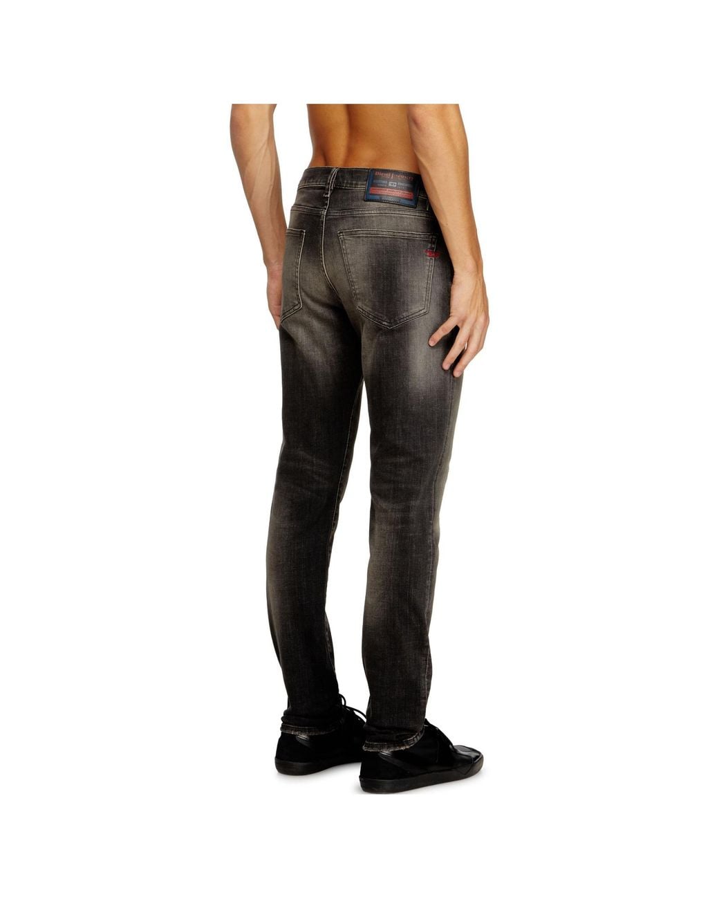 DIESEL Gray Slim Jeans for men
