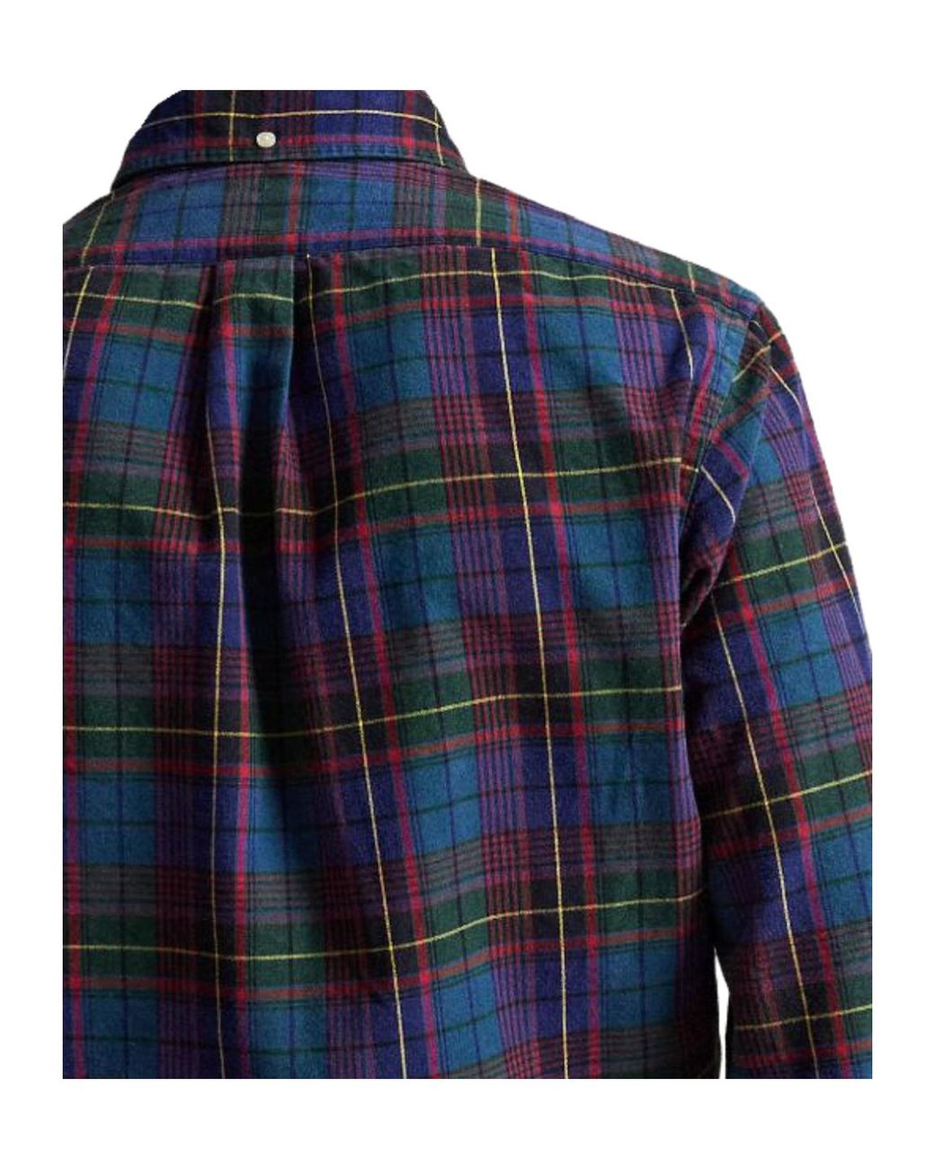 Polo Ralph Lauren Blue Checked Button-Down Shirt for men