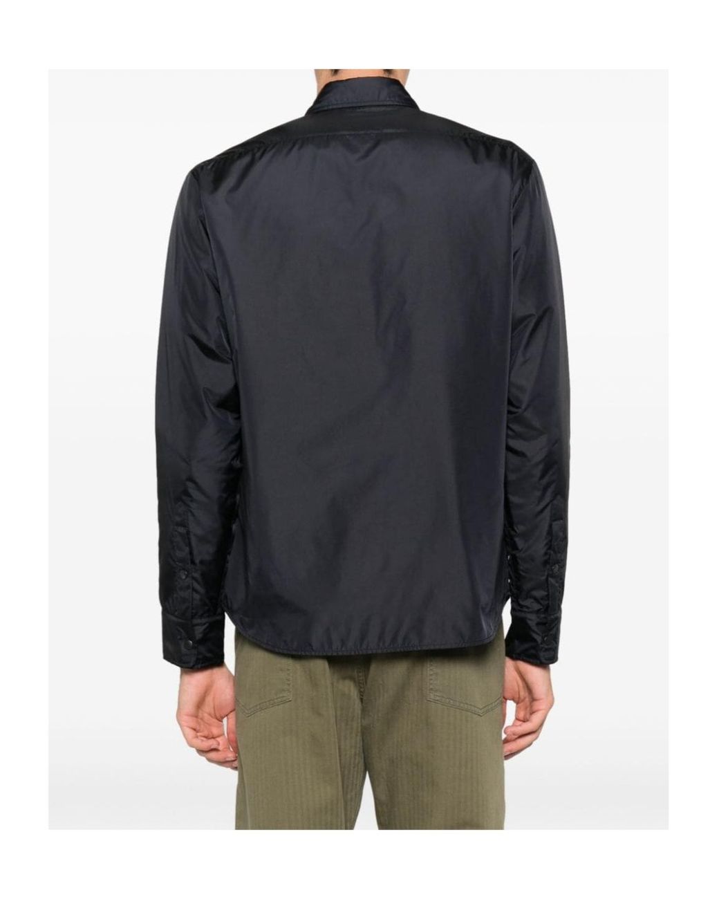 Aspesi Blue Reshirt Button-Up Shirt for men
