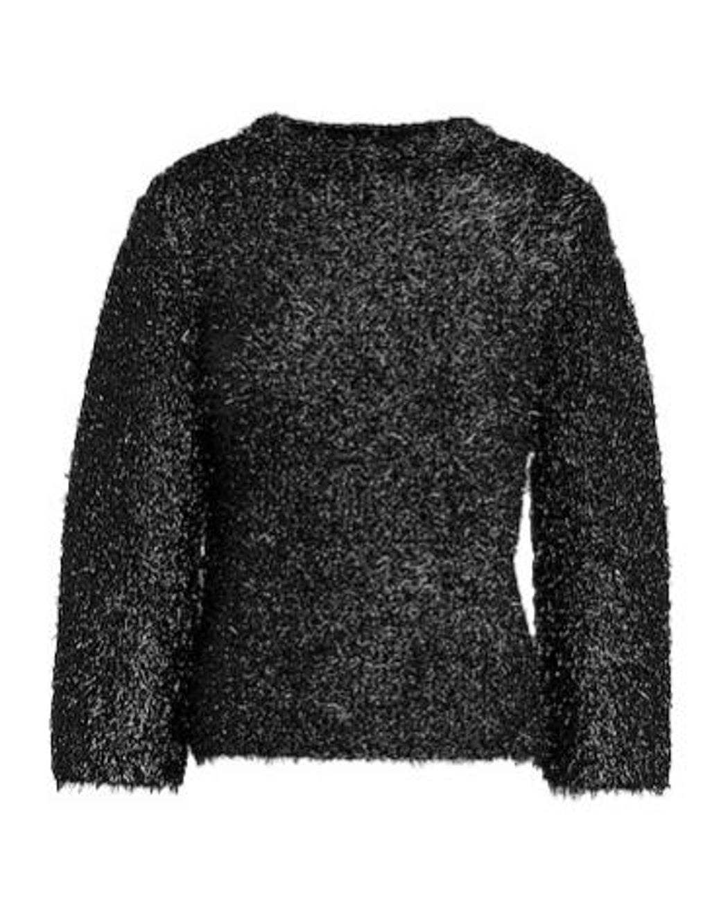 Tory Burch Black Plain Colour Jumpers