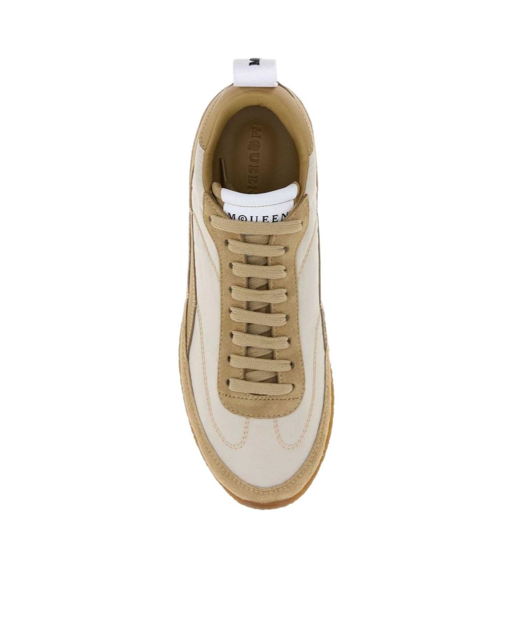 McQueen Natural Ec1 Low-Top Sneakers