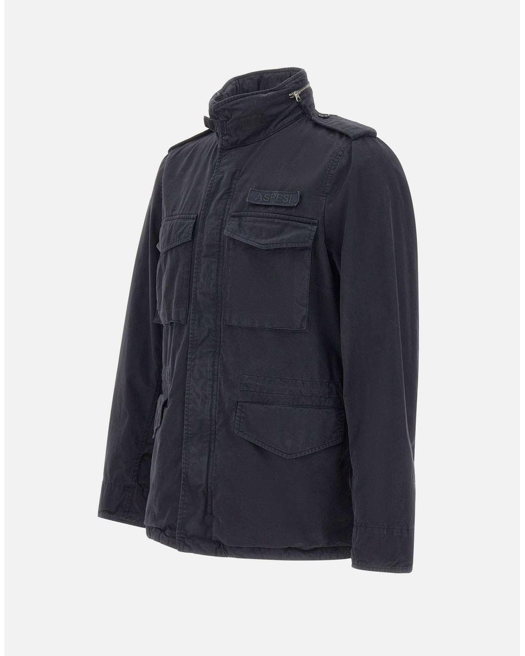 Aspesi Blue Mini Field Utility Jacket for men
