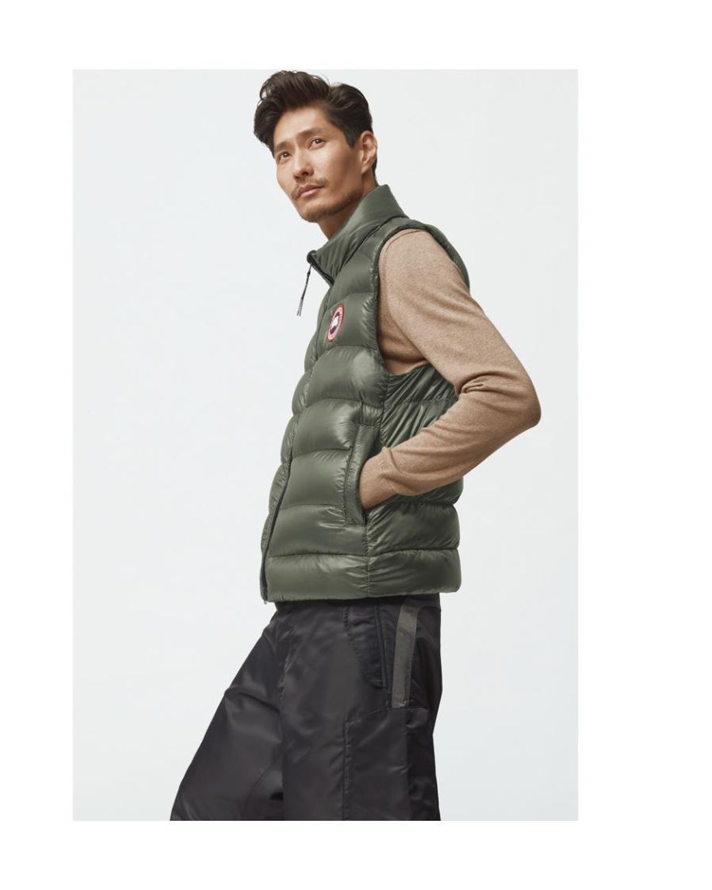 Canada Goose Green Crofton Padded Gilet for men