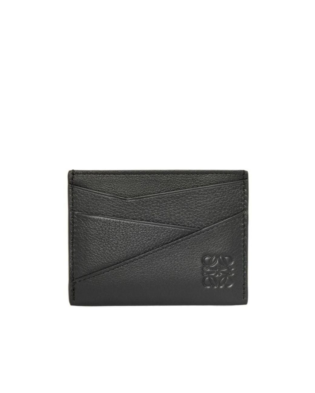 Loewe Black Puzzle Edge Cardholder Wallet for men