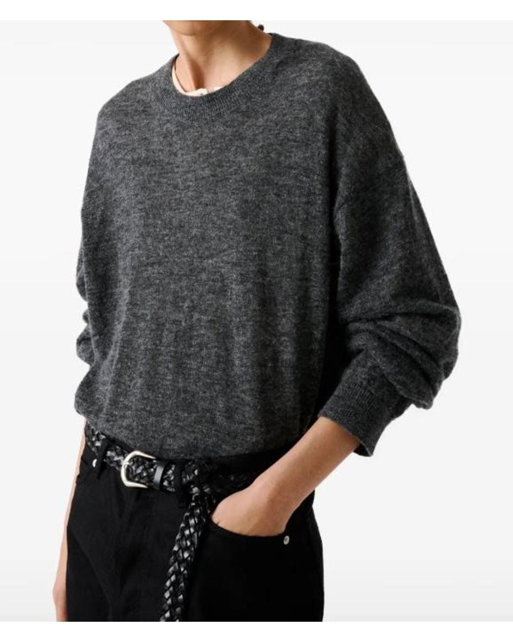 Studio Nicholson Gray Ribbed Sweater for men