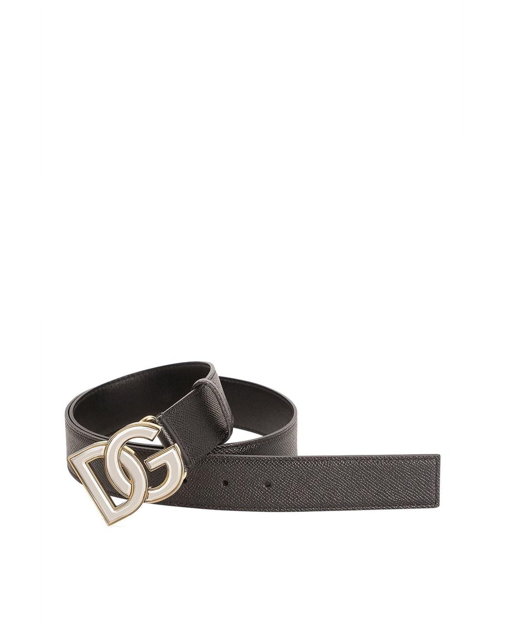 Dolce & Gabbana White Dolce & Gabbana Belts for men