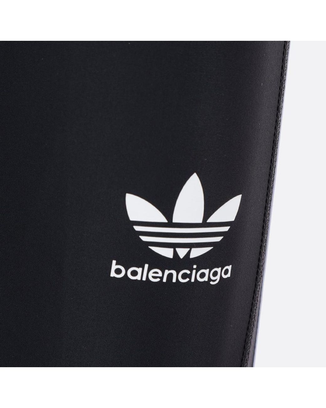 Balenciaga Gray X Adidas Logo Printed Biker Shorts