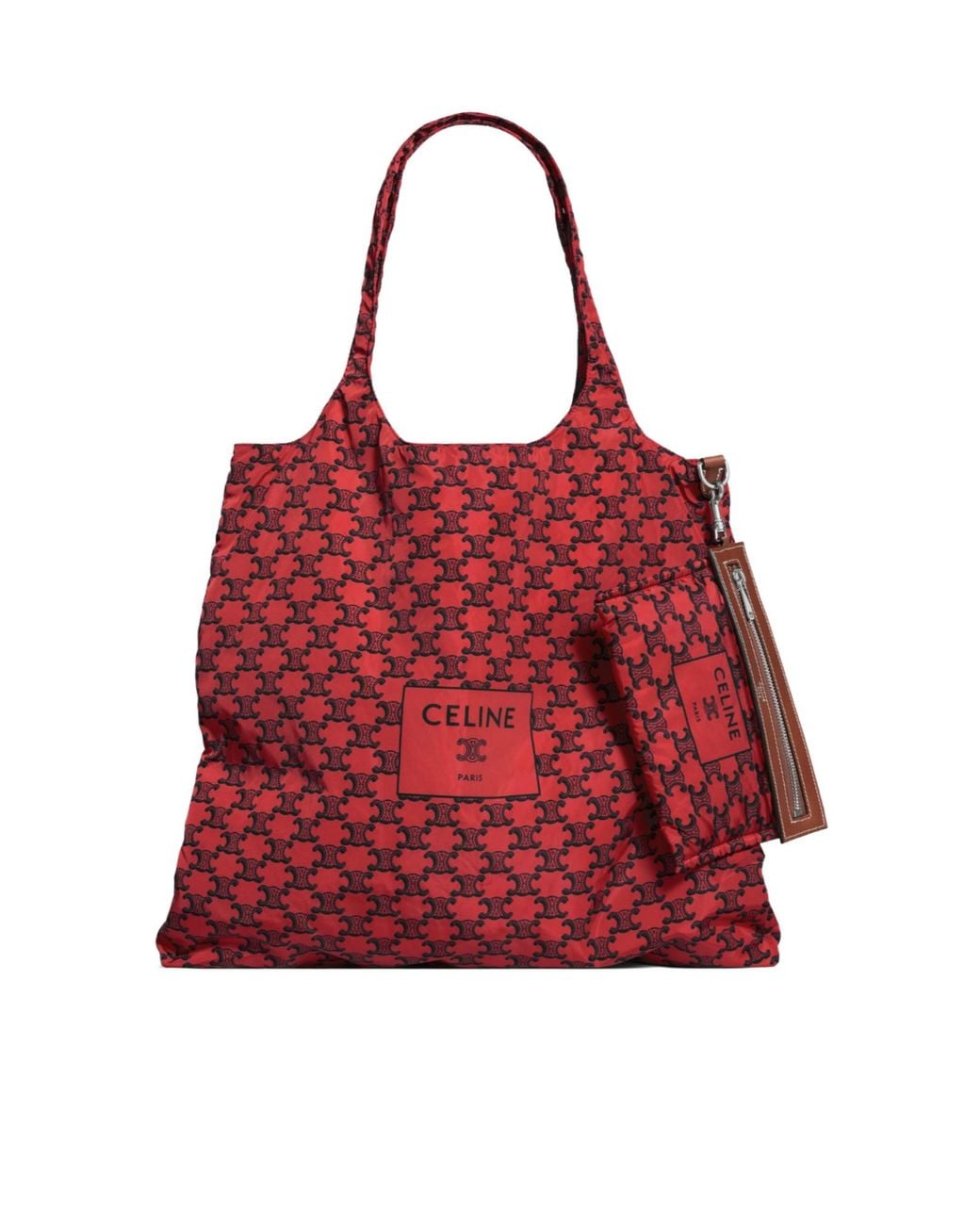 Céline Red Shopping Bag Padded for men
