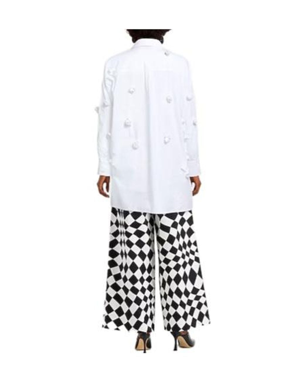 Sportmax White Solid Long Shirt