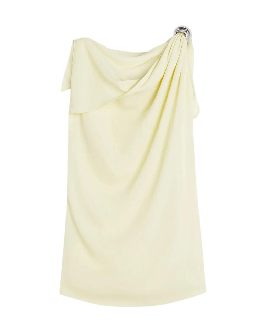 Lanvin Yellow Ring Detail Top