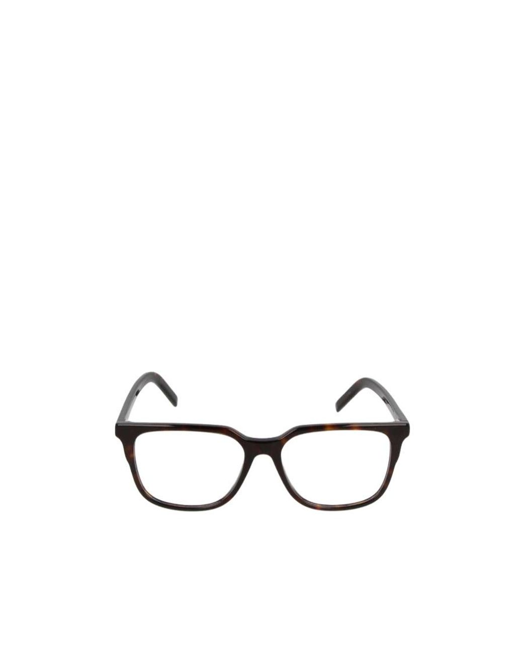Givenchy White Eyewear Square Frame Glasses for men