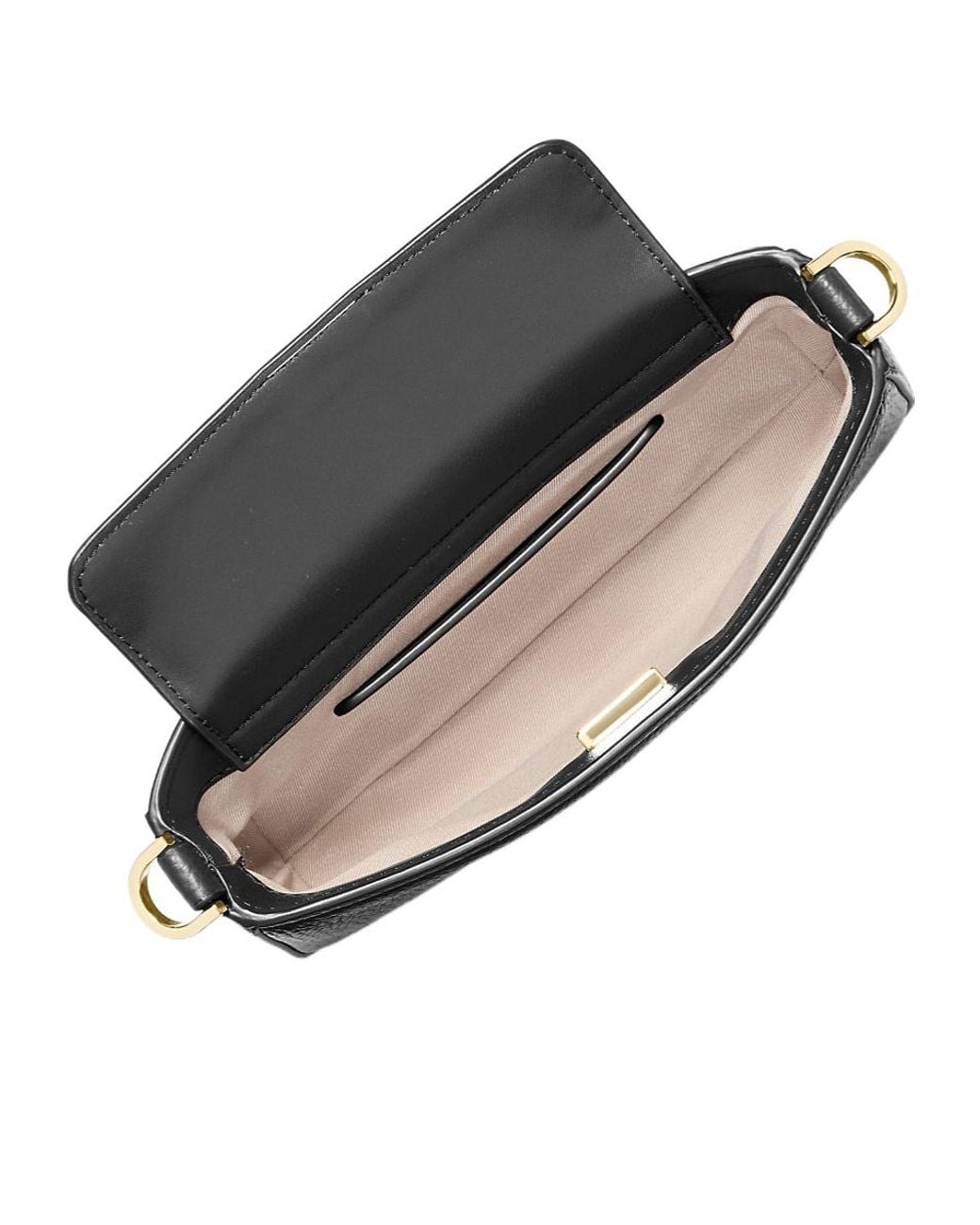Michael Kors Black Michael Bryant Small Pebbled Convertible Pouch
