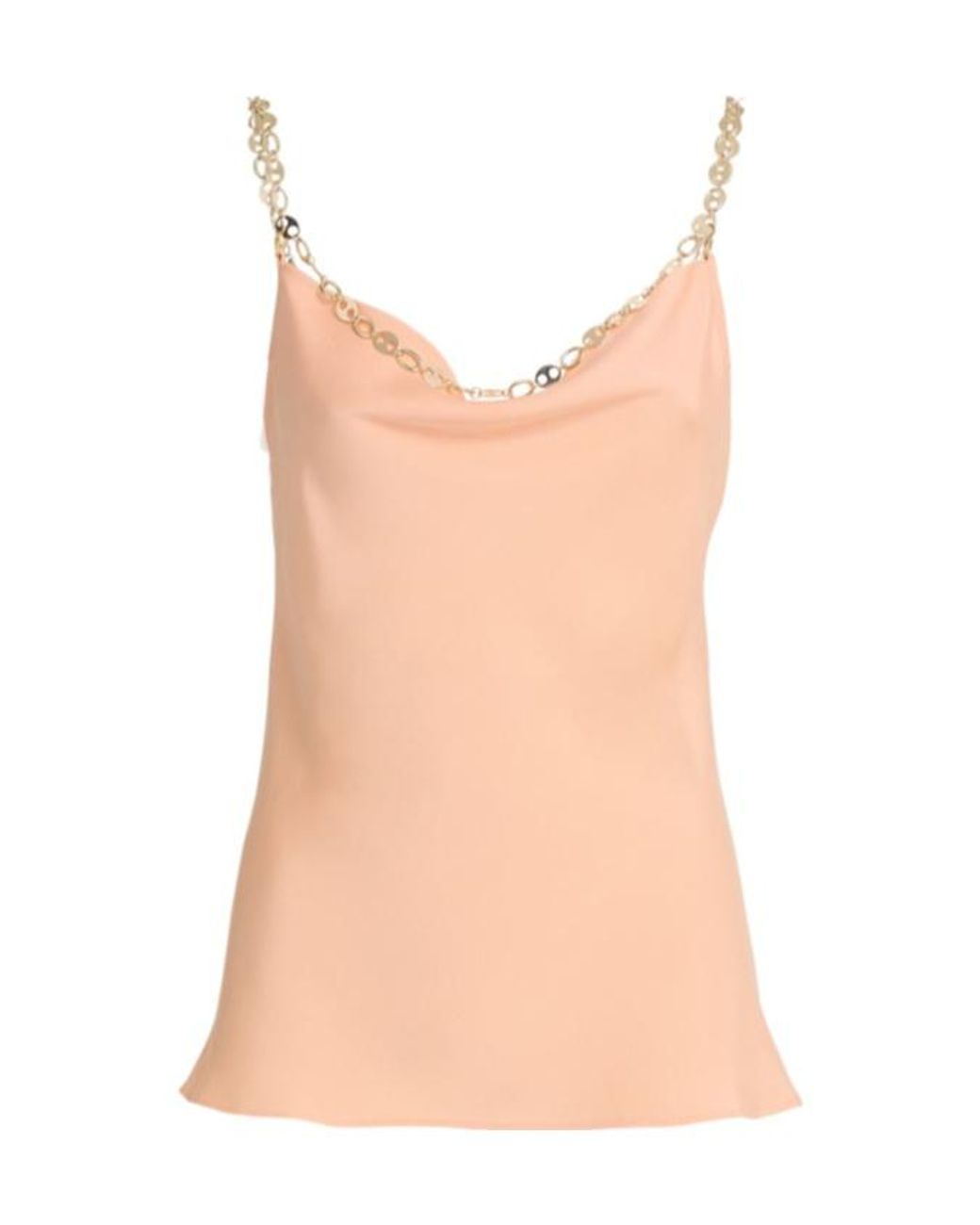 Rabanne Pink Double Satin Tank Top