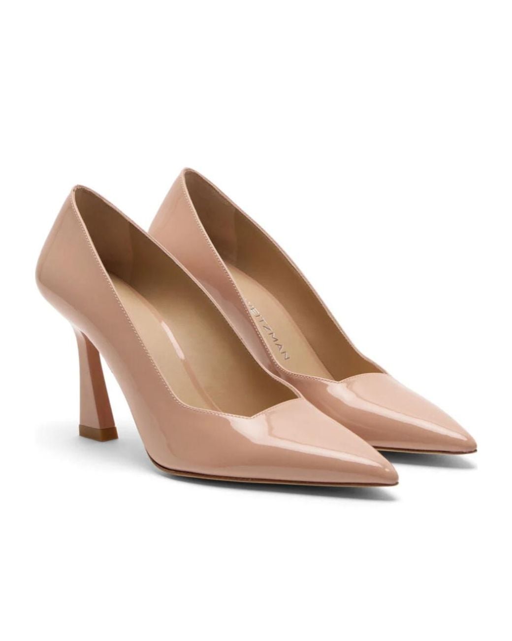 Stuart Weitzman White Vinnie 85 Pump