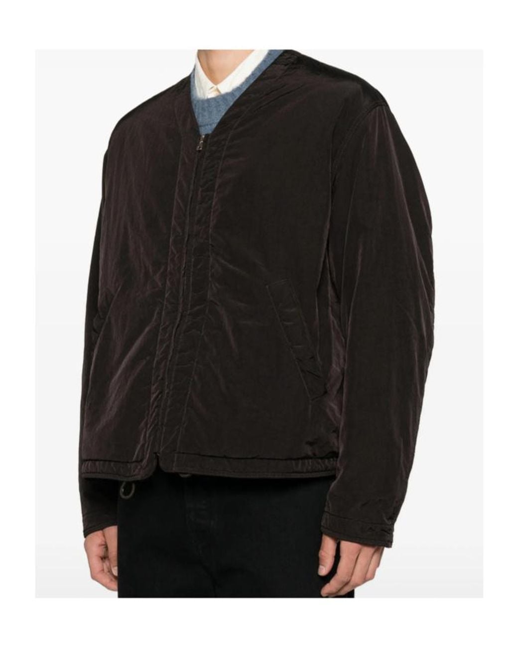 RANRA Black Long-Sleeve Casual Jacket for men