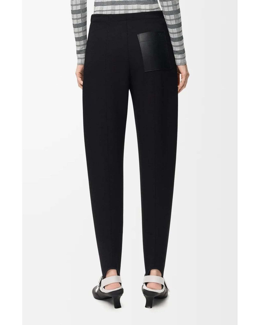 Loewe Black Stirrup Trousers
