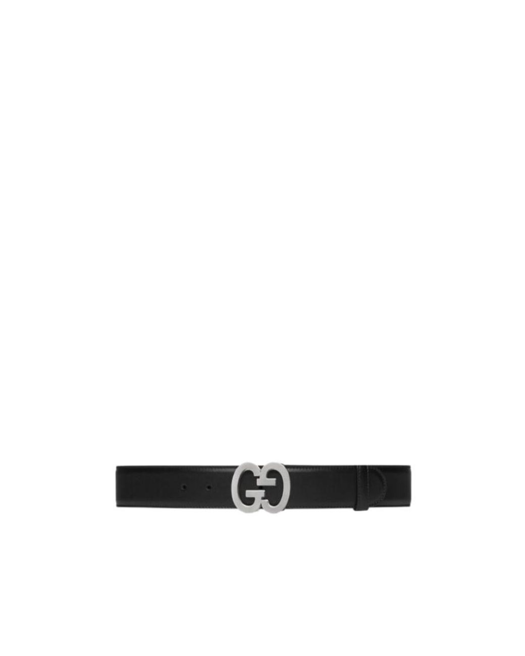 Gucci White Gg Buckle Belt for men