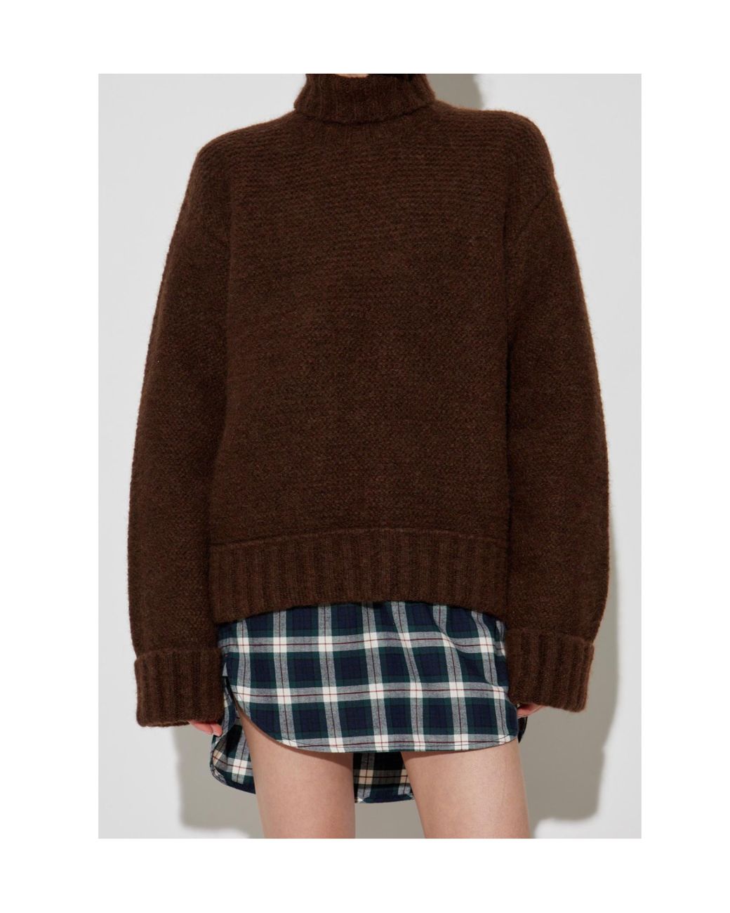 DSquared² Brown Turtleneck Long Sleeve Jumper