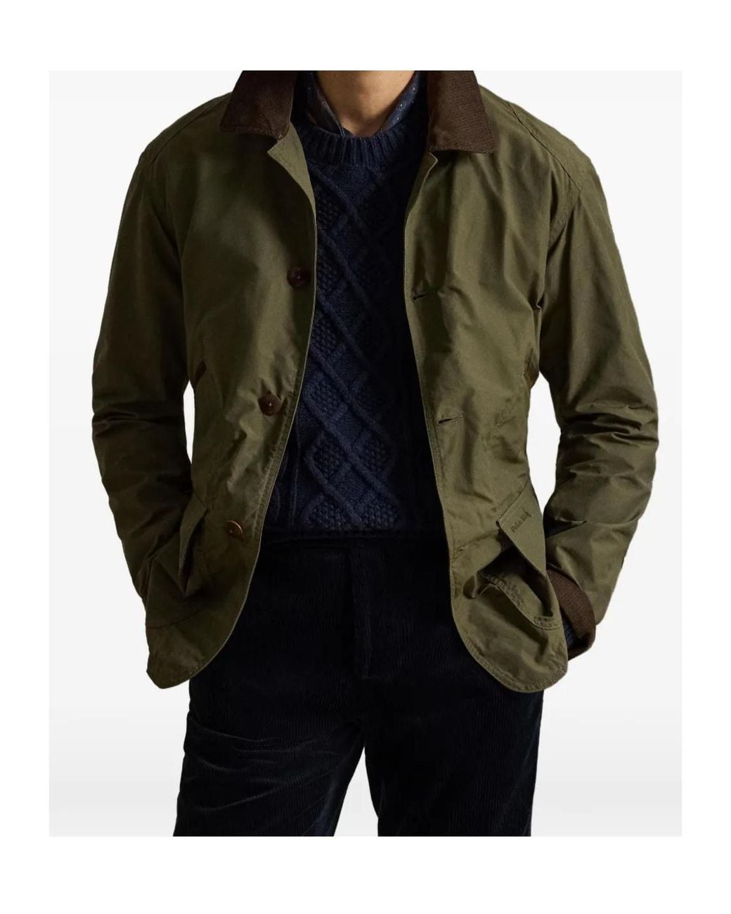 Polo Ralph Lauren Green The Clarkfield Utility Jacket for men