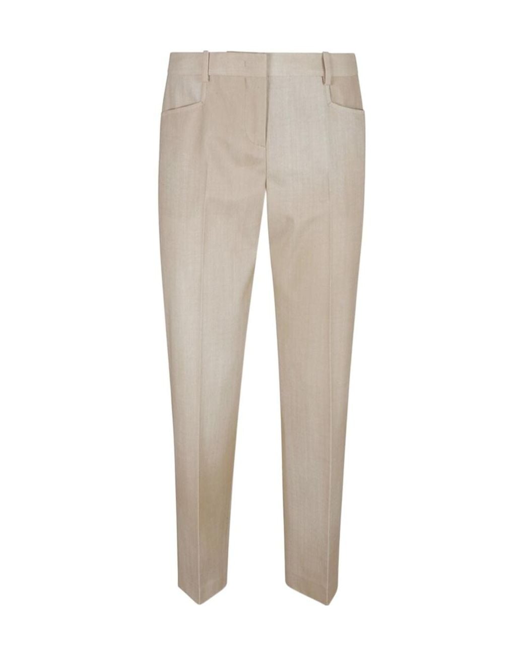 Ermanno Scervino Natural Tailored Slim Pants