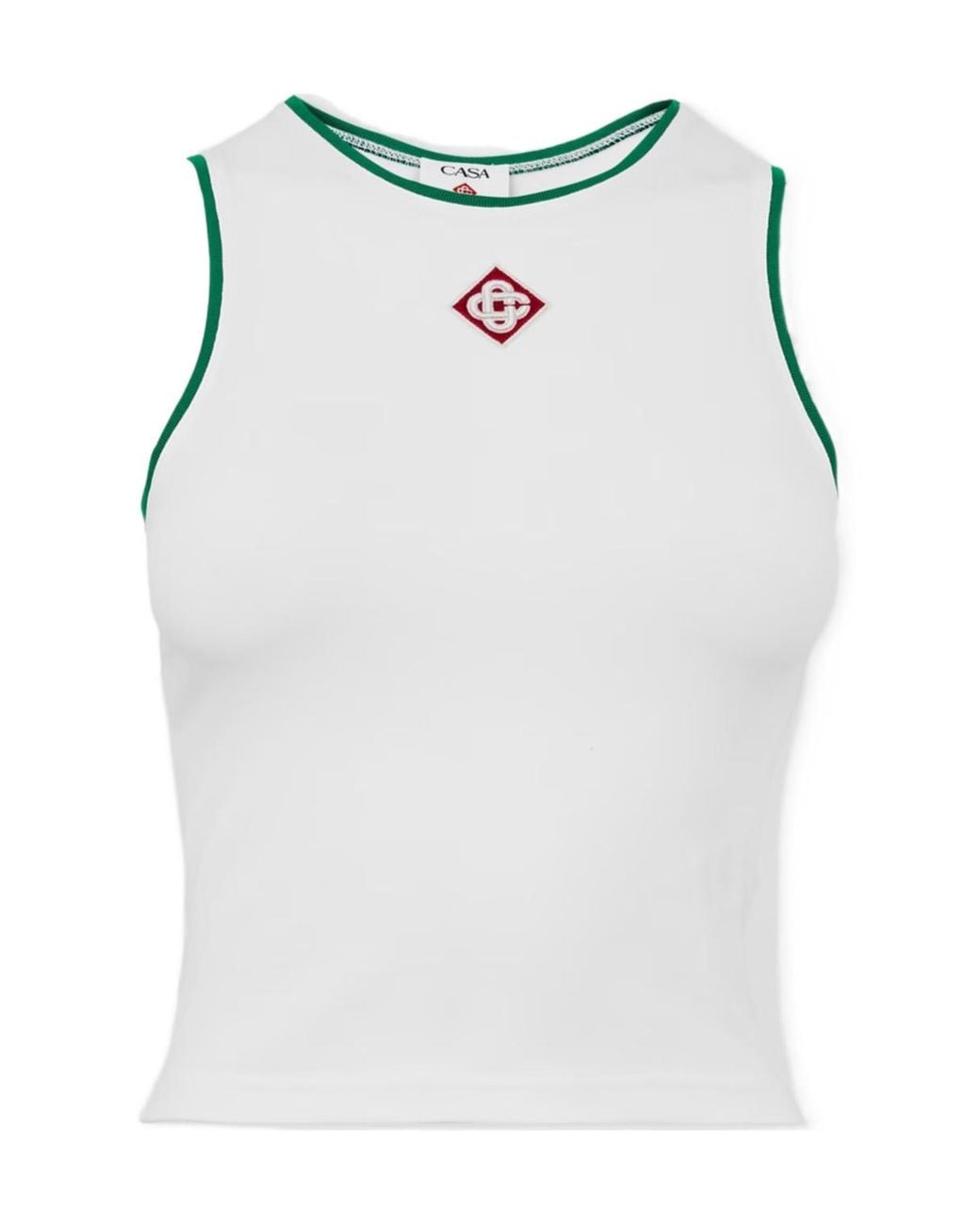 Casablanca White Logo Patch Vest