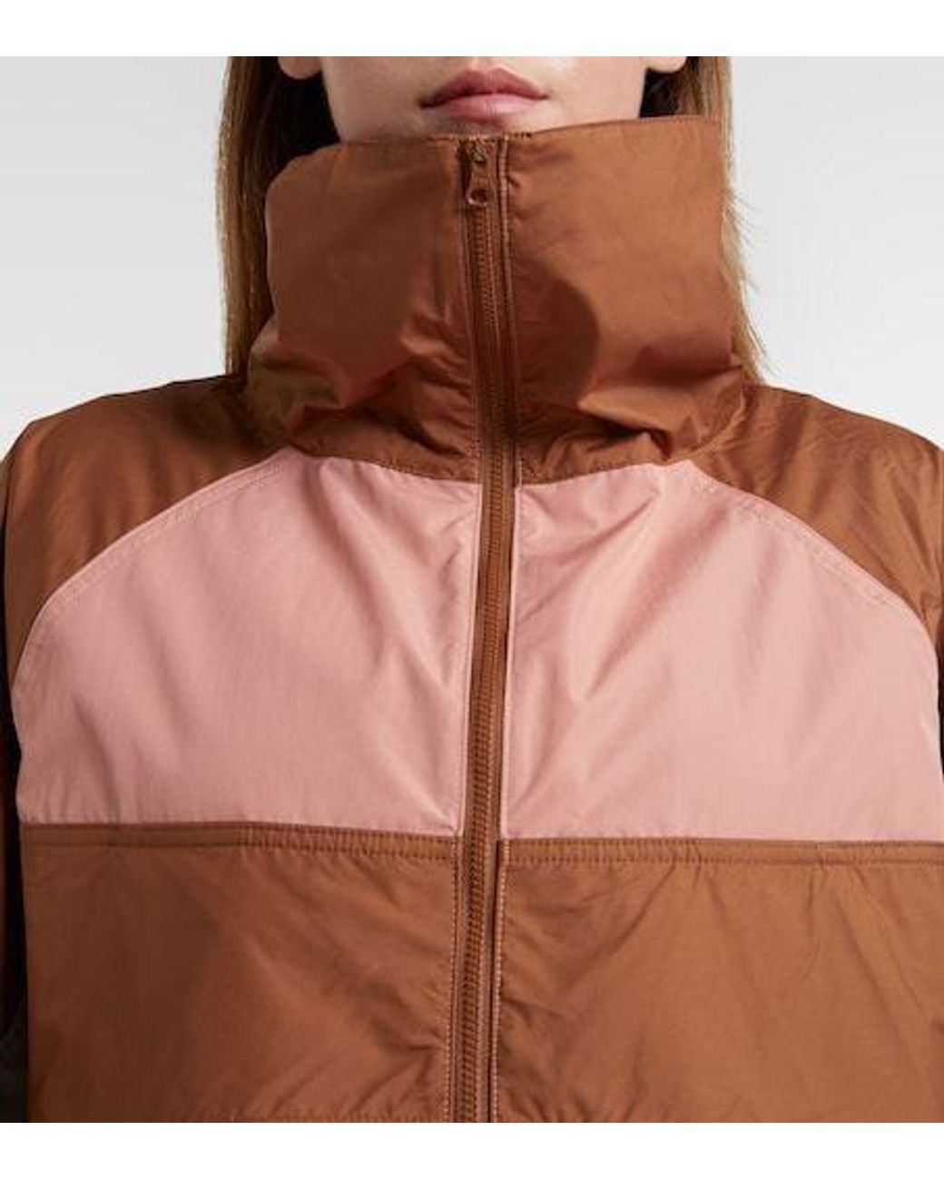 Adidas By Stella McCartney Pink Colorblocked Technical Jacket