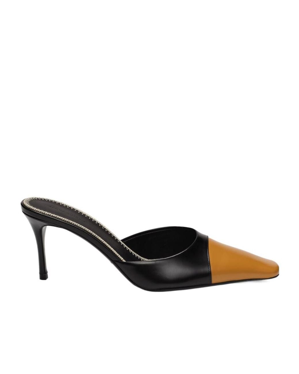 Magda Butrym Black Pointed-Toe Mules