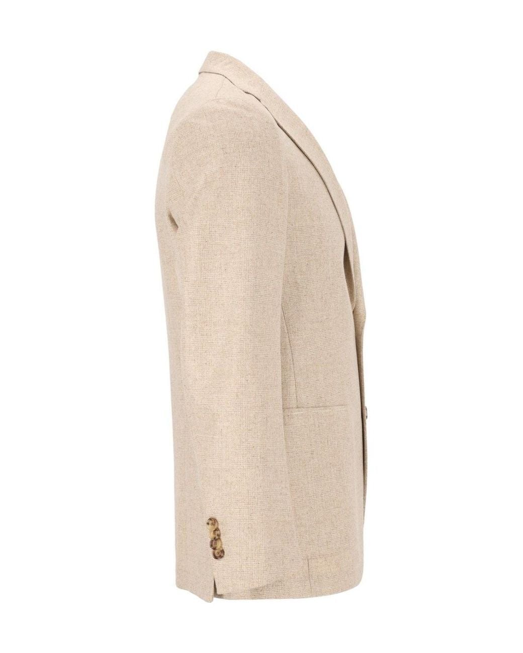 Al Duca D'aosta Natural Long-Sleeve Blazer for men