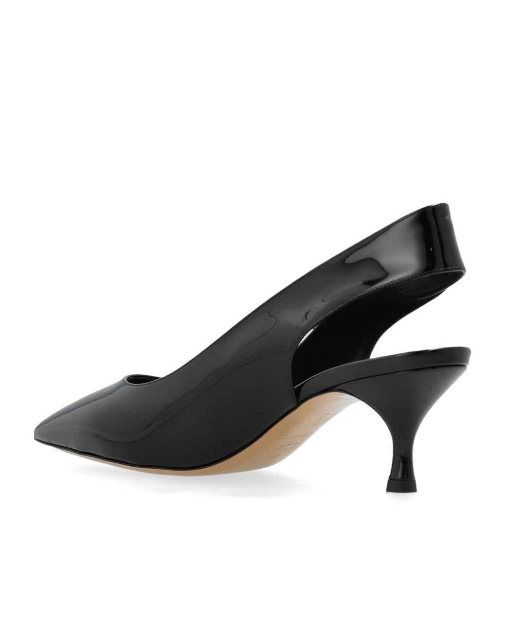 Casadei Black Pearl Embellished Slingback Pumps