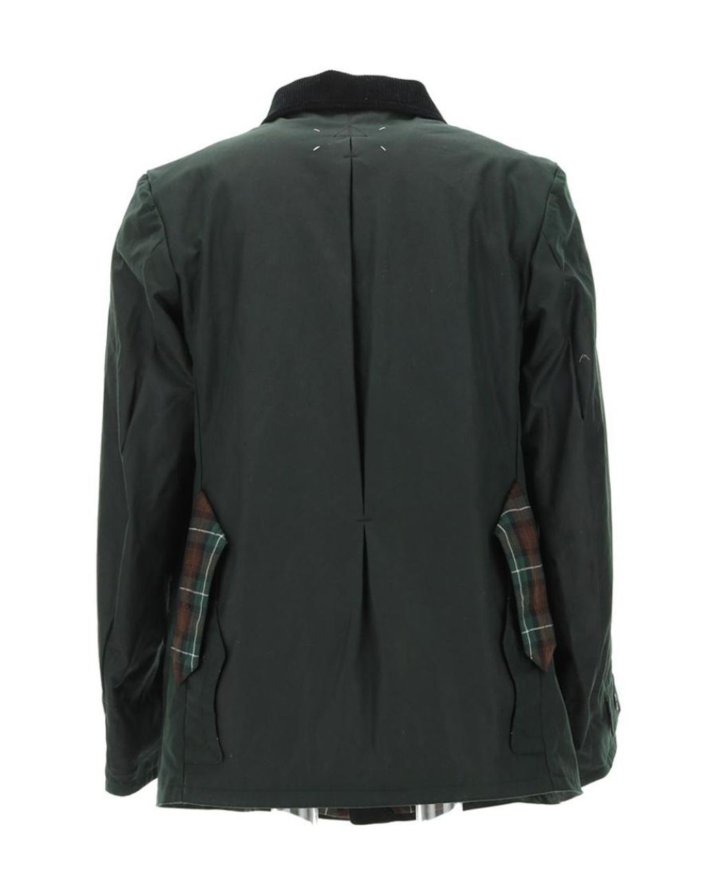 Maison Margiela Black Buttoned Long-Sleeved Jacket for men