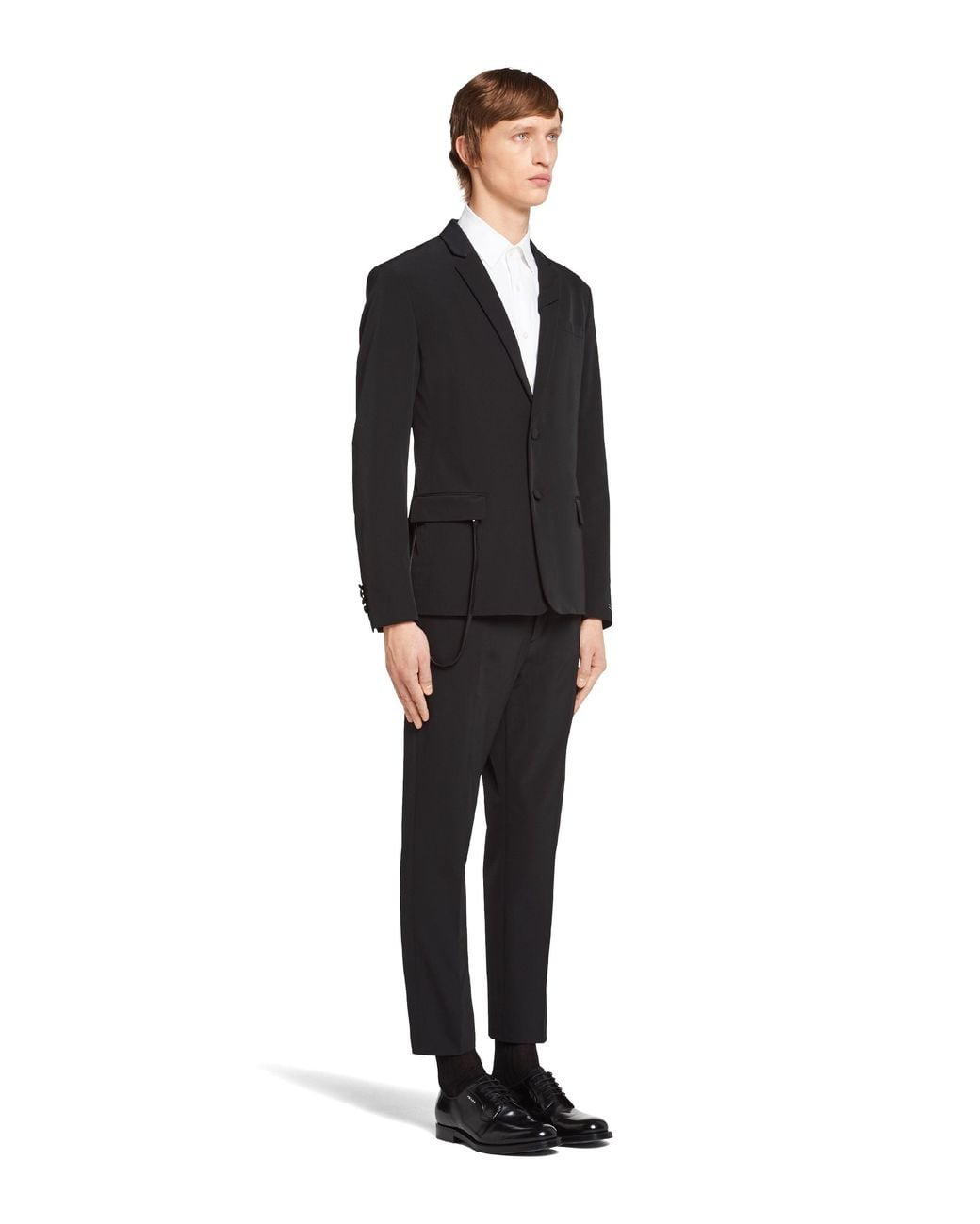 Prada Black Single-Breasted Blazer for men