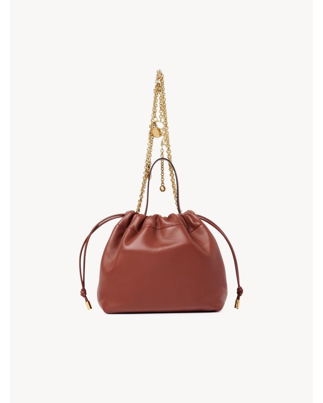 Chloé Pink Chloé Icons Mini Drawstring Shoulder Bag