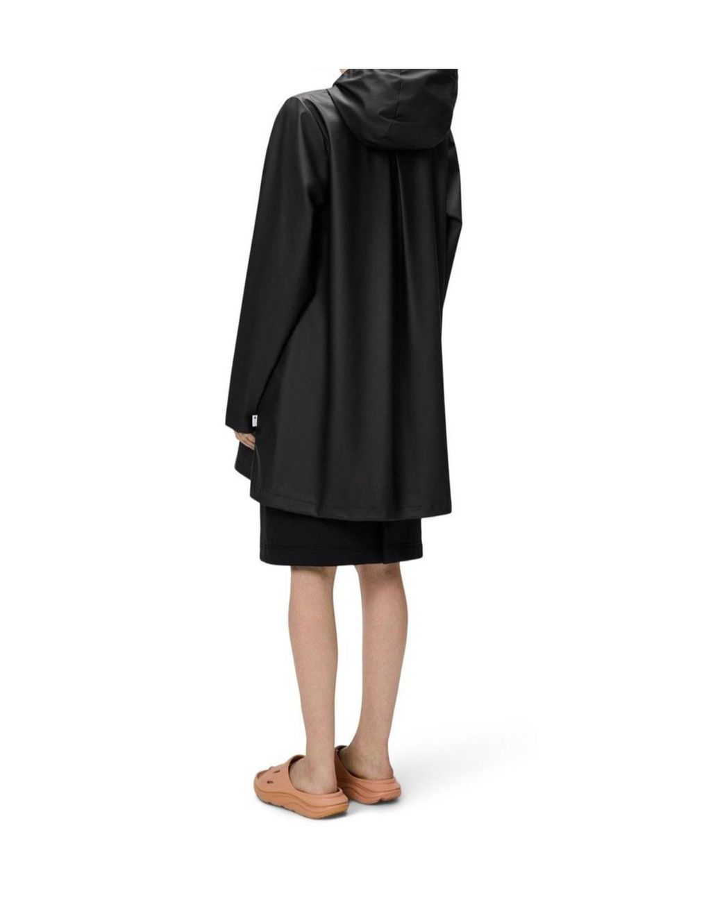 Rains Black A-Line Raincoat