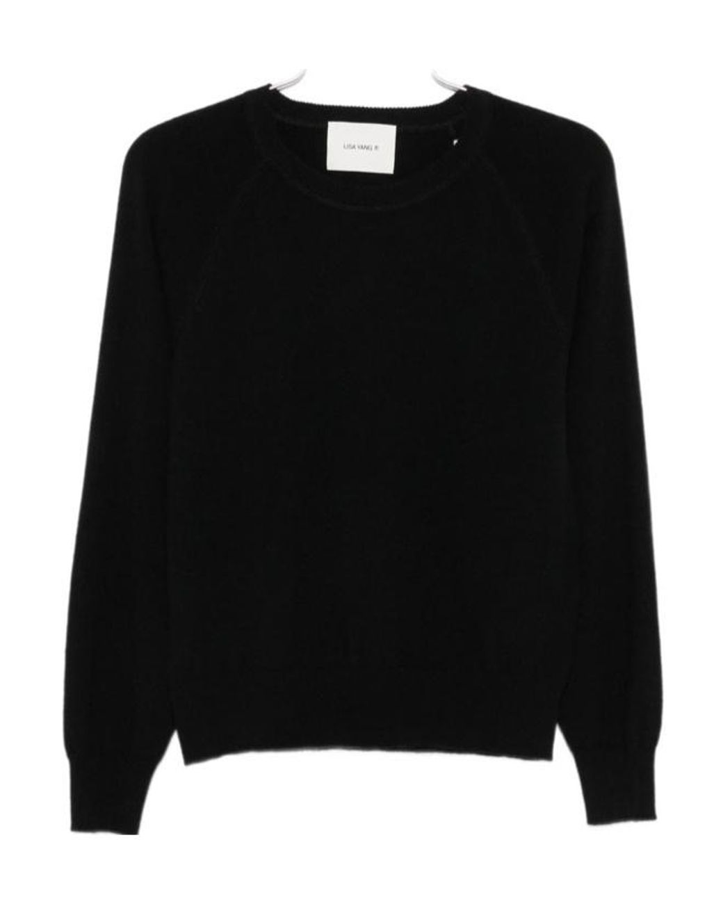 Lisa Yang Black Cambie Open-Back Knitted Jumper
