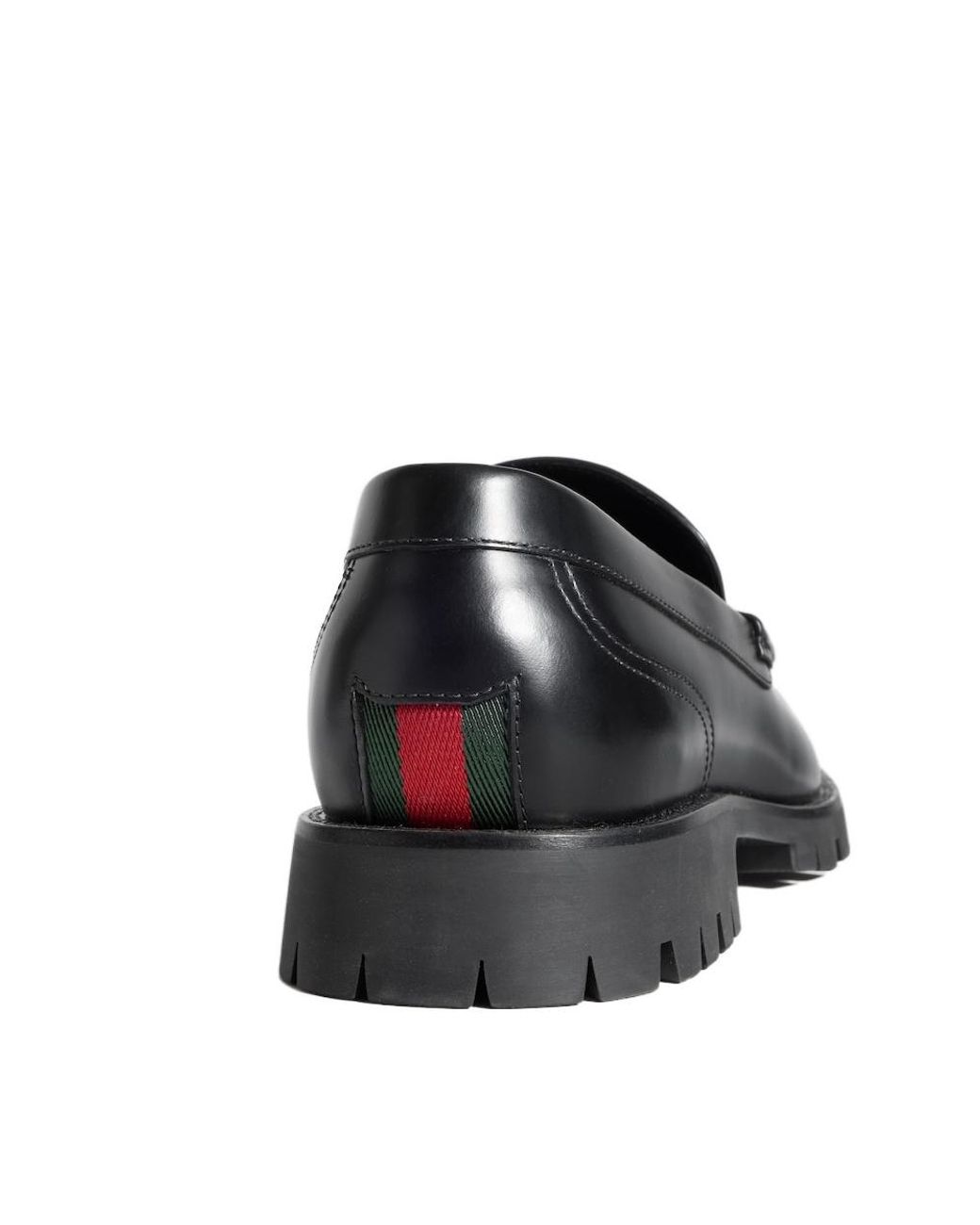 Gucci Black Loafer With Lug Sole for men