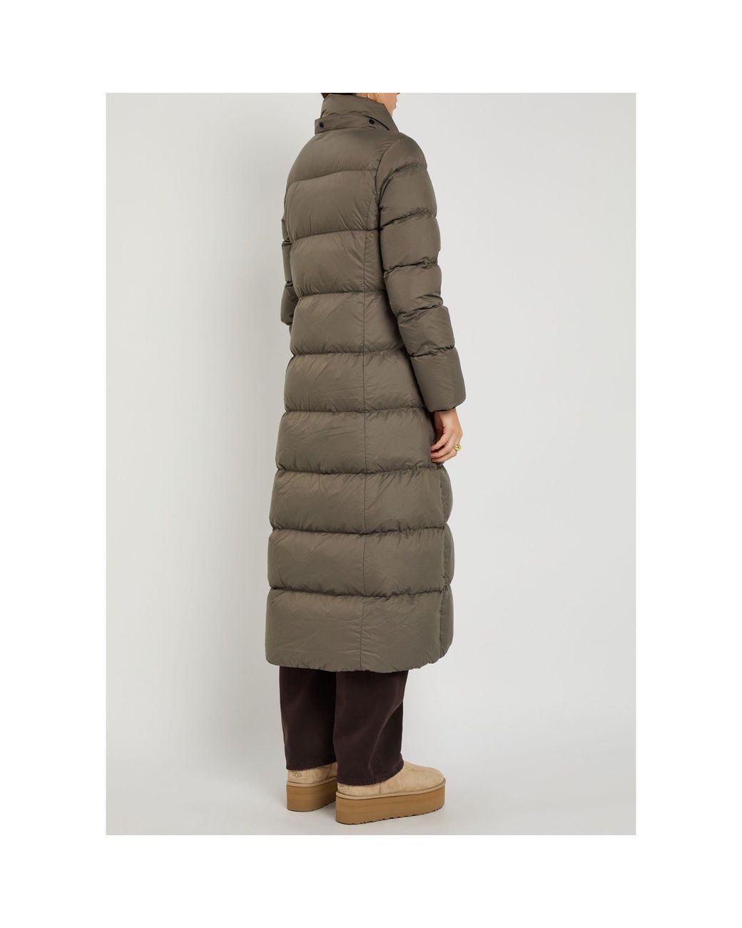 Canada Goose Brown Simple Thick Down Coat