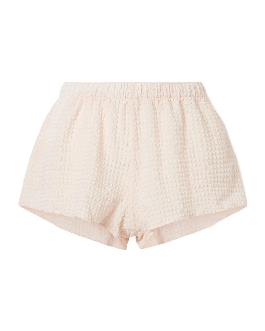 Hunza G Natural Pleated Shorts