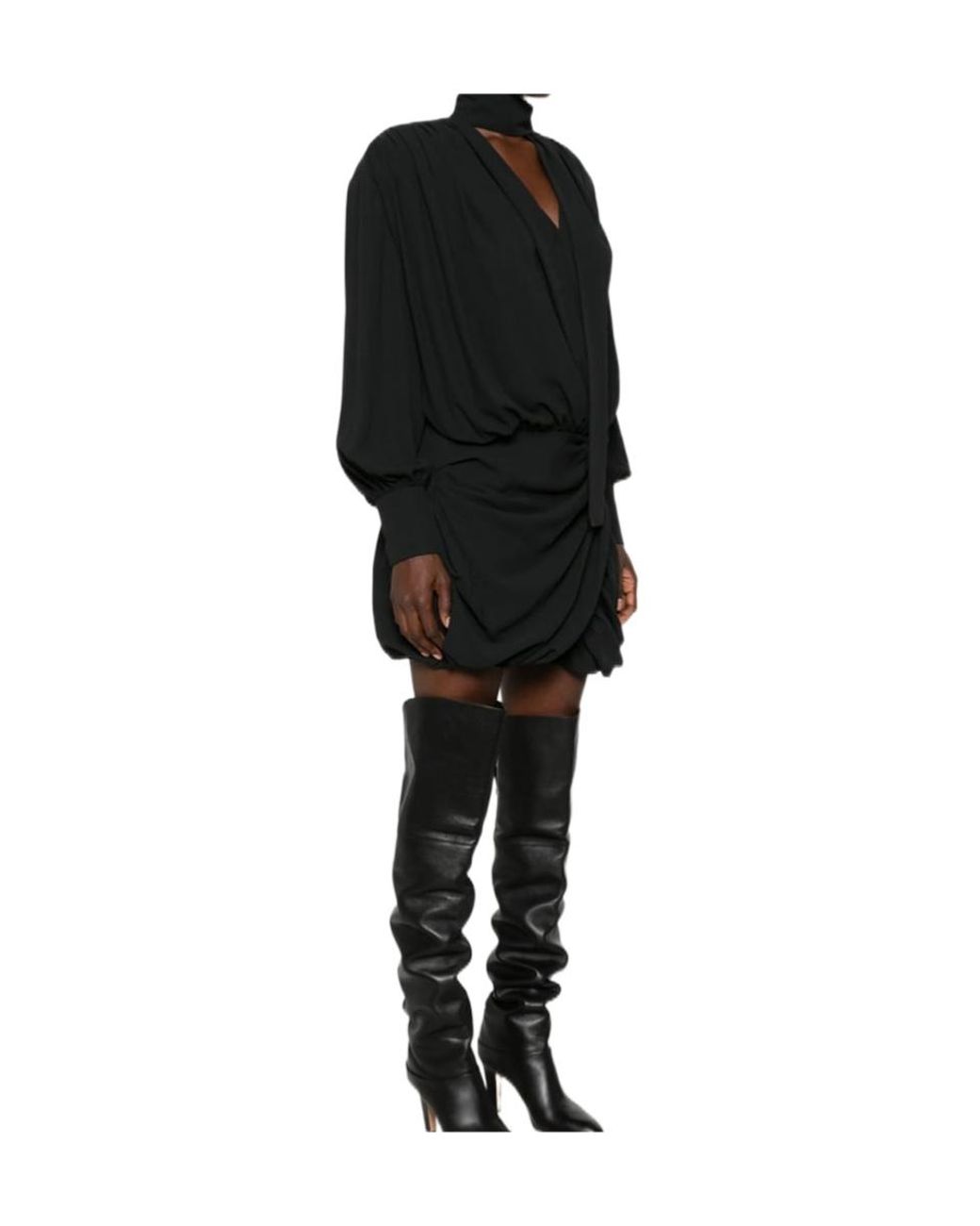 IRO Black Long-Sleeved Dress