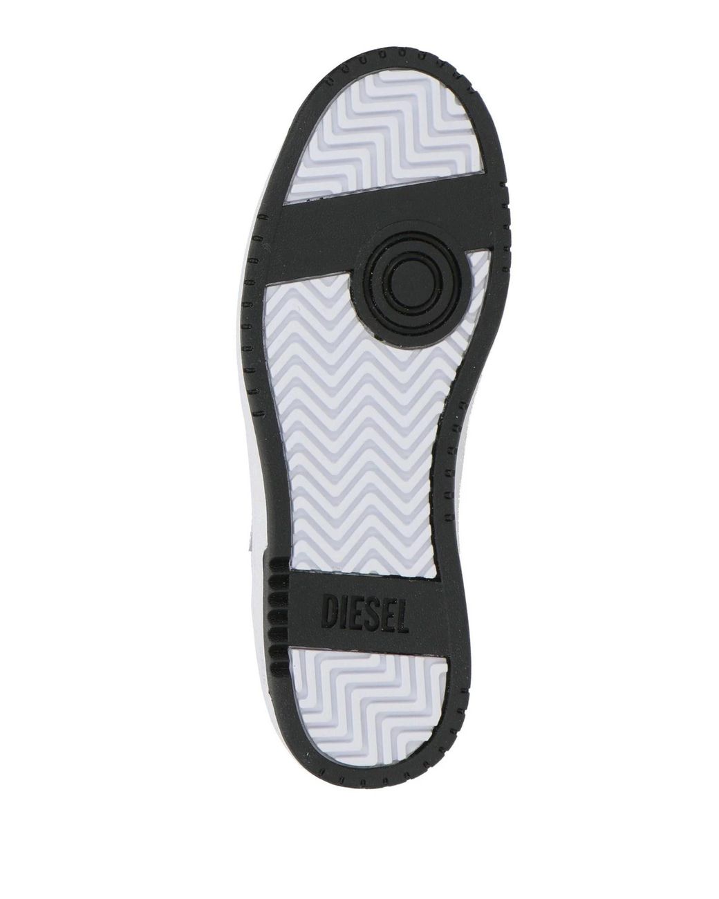 DIESEL White Leather Casual Shoes