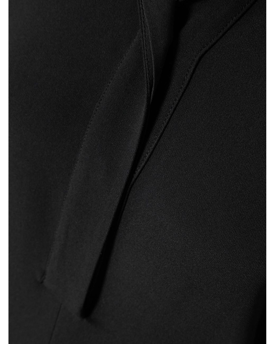 Victoria Beckham Black Waist-Tight Dress