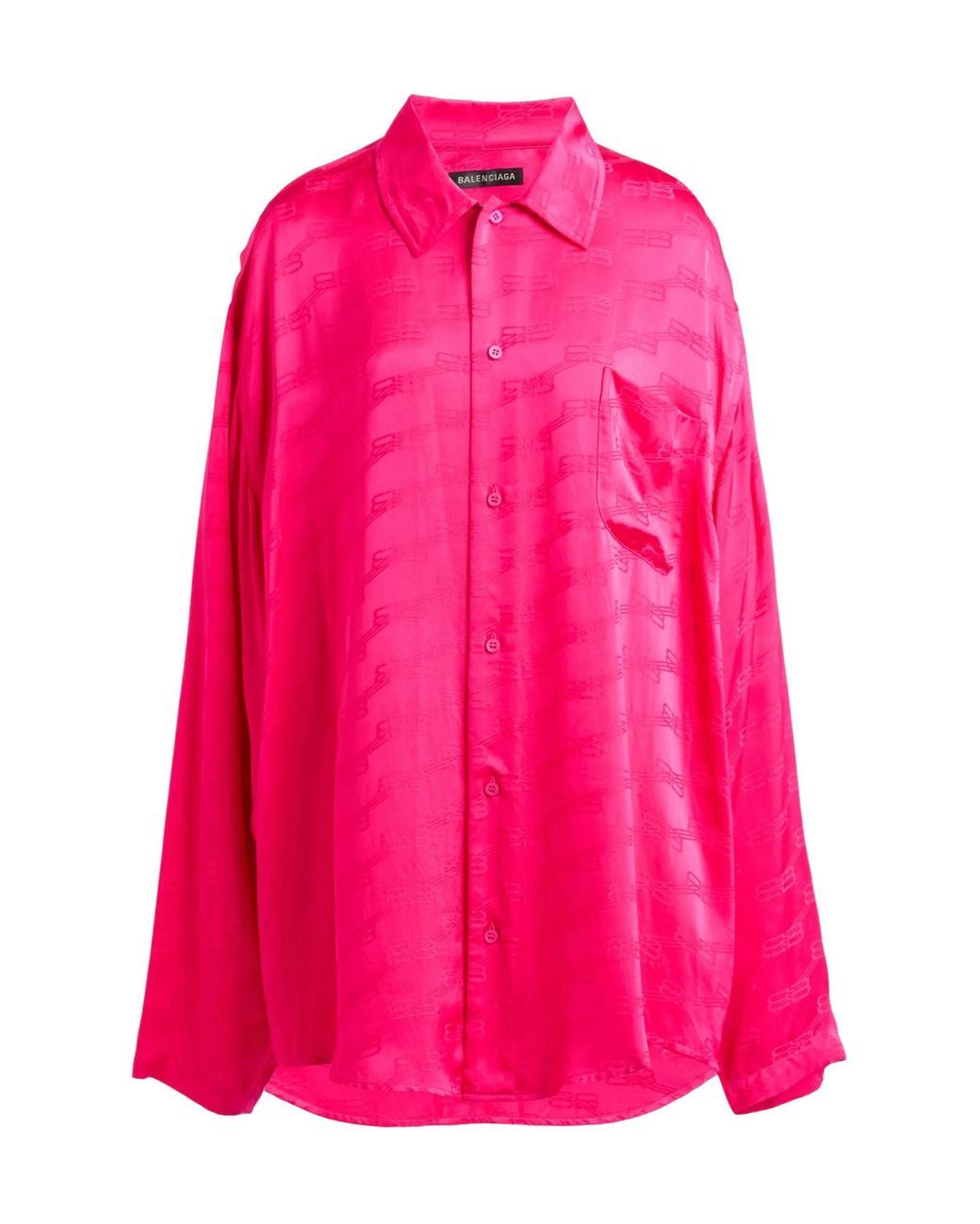 Balenciaga Pink Long Length Long-Sleeve Shirt