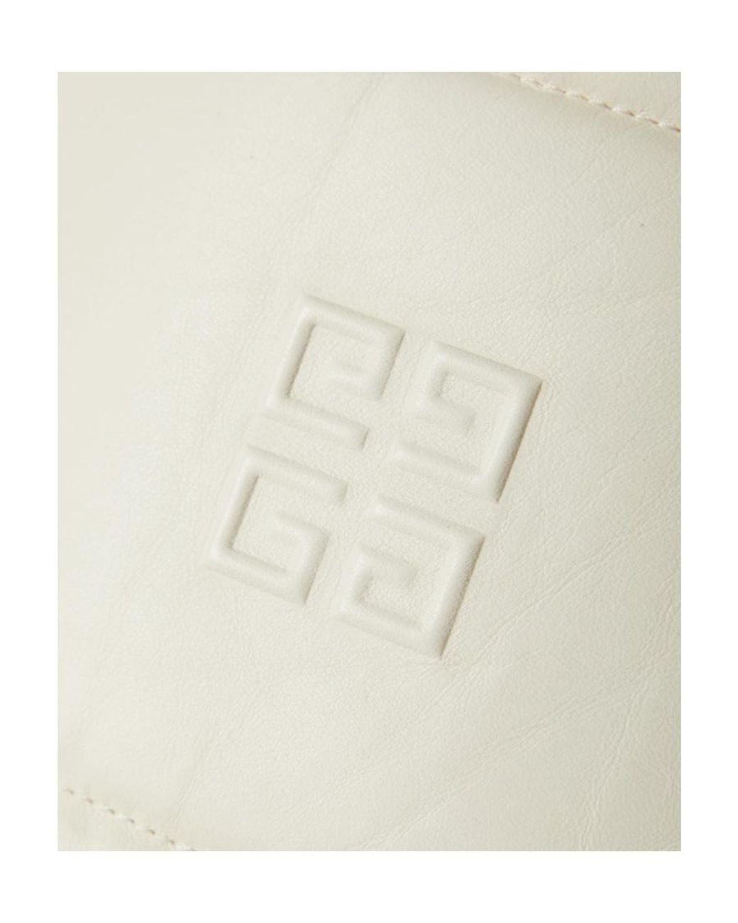 Givenchy White Cut-Out Embossed Skirt