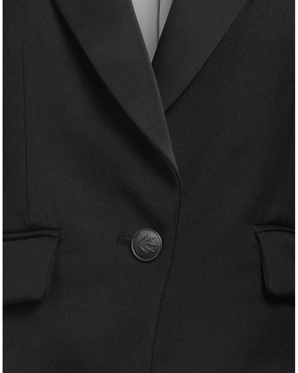 Rag & Bone Black Solid Color Blazer