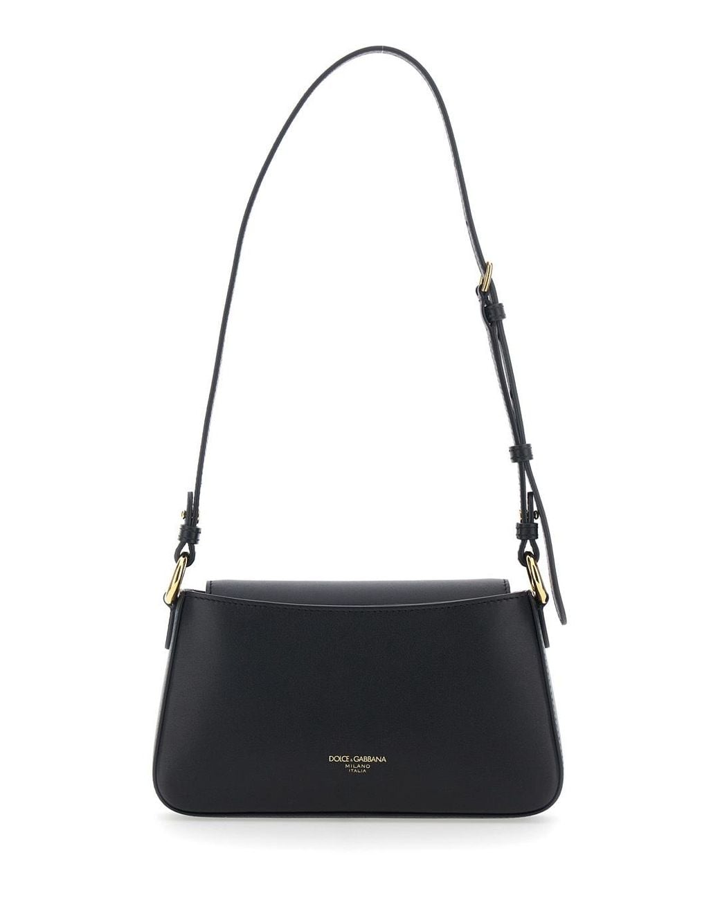 Dolce & Gabbana White Logo-Plaque Phone Bag