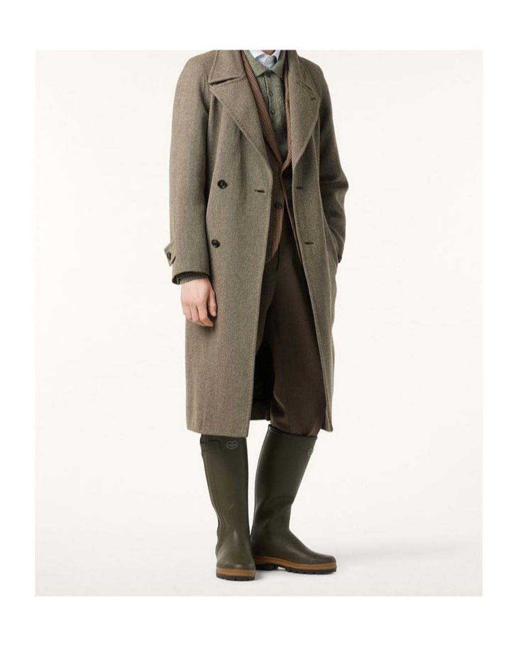 Loro Piana Gray Adrien Coat for men