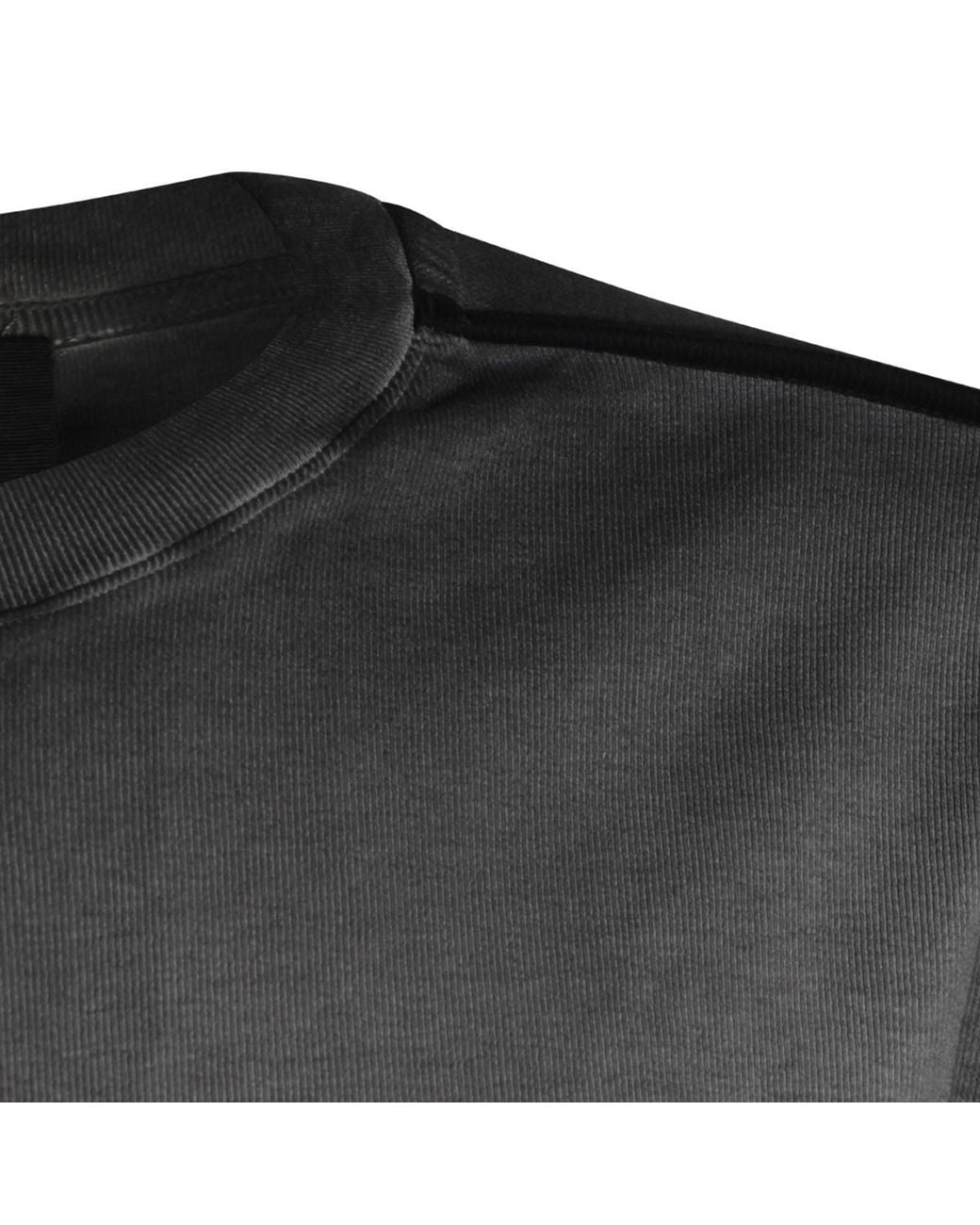 Thom Krom Gray Contrast Seam Long Sleeve T-Shirt for men