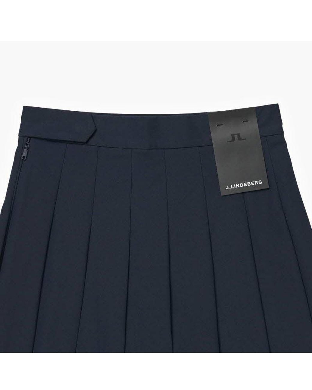 J.Lindeberg Blue Adina Pleated Golf Skirt