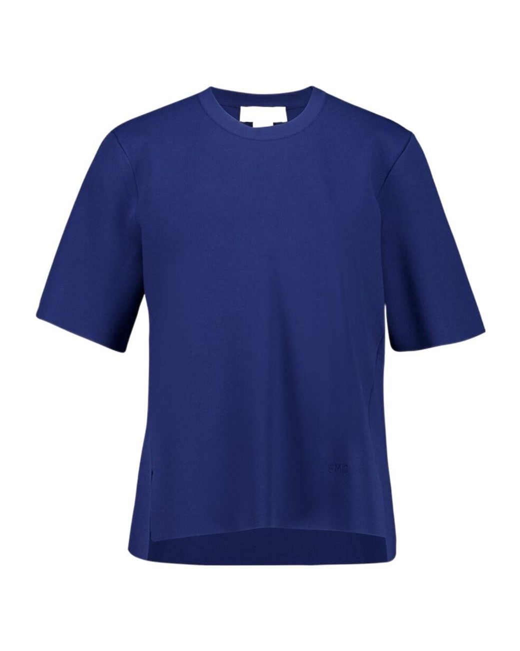 Stella McCartney Blue Short-Sleeved Knitted Top